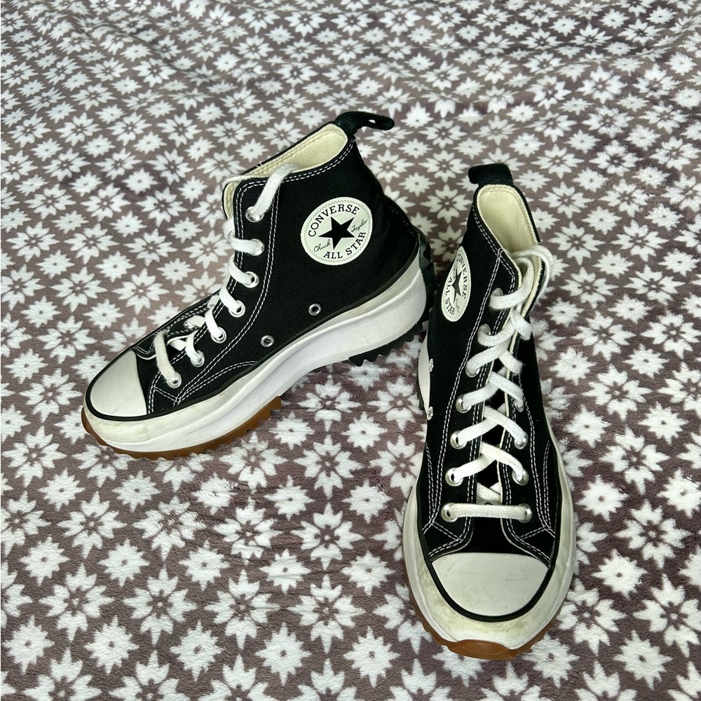 Women’s Converse Black and White High-Top Sneakers
